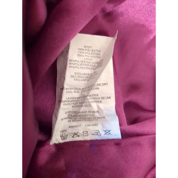 Bebe 2b Pink Ombre Sequin Mini Skirt Large Barbie - Picture 5 of 5